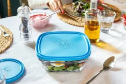 Freshbox - 6 Boites de conservation carrées multi-tailles