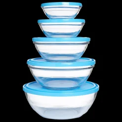 Freshbox - 5 Boites de conservation rondes multi-tailles