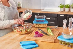 Freshbox - 5 Boites de conservation rondes multi-tailles