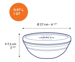 Freshbox - 3 boites de conservation rondes multi-tailles