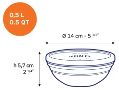 Freshbox - 3 boites de conservation rondes multi-tailles