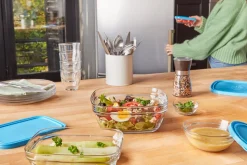 Freshbox - 4 boîtes de conservation rectangulaires multi-tailles