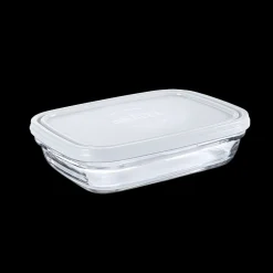 Freshbox - Boite de conservation rectangulaire couvercle blanc 80cl