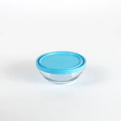 Freshbox - Boite de conservation ronde couvercle bleu 50cl