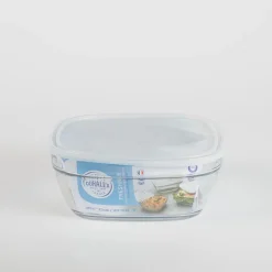 Freshbox - Boite de conservation carrée couvercle blanc 3,1L