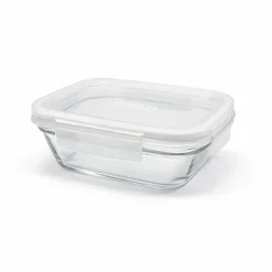 Freshbox - Boite de conservation à ailette couvercle blanc 1.1L