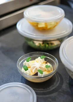 Freshbox - Boite de conservation ronde couvercle blanc 50cl