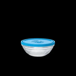 Freshbox - Boite de conservation ronde couvercle bleu 31cl