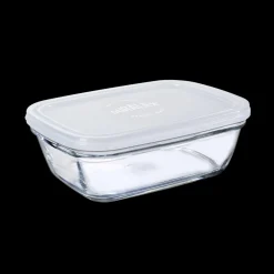 Freshbox - Boite de conservation rectangulaire couvercle blanc 1,1L