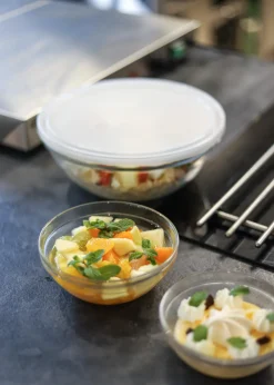 Freshbox - Boite de conservation ronde couvercle blanc 1,59L