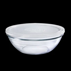 Freshbox - Boite de conservation ronde couvercle blanc 2,4L