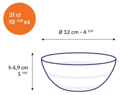Le Gigogne - Coupelle en verre transparent 12cm - 31cl