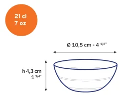 Le Gigogne - Coupelle en verre transparent 10,5cm - 21cl