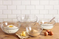 Le Gigogne - Saladier en verre transparent Empilable 97cl - 17cm