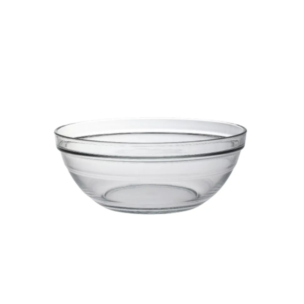 Le Gigogne - Saladier en verre transparent Empilable 2,4L - 23cm