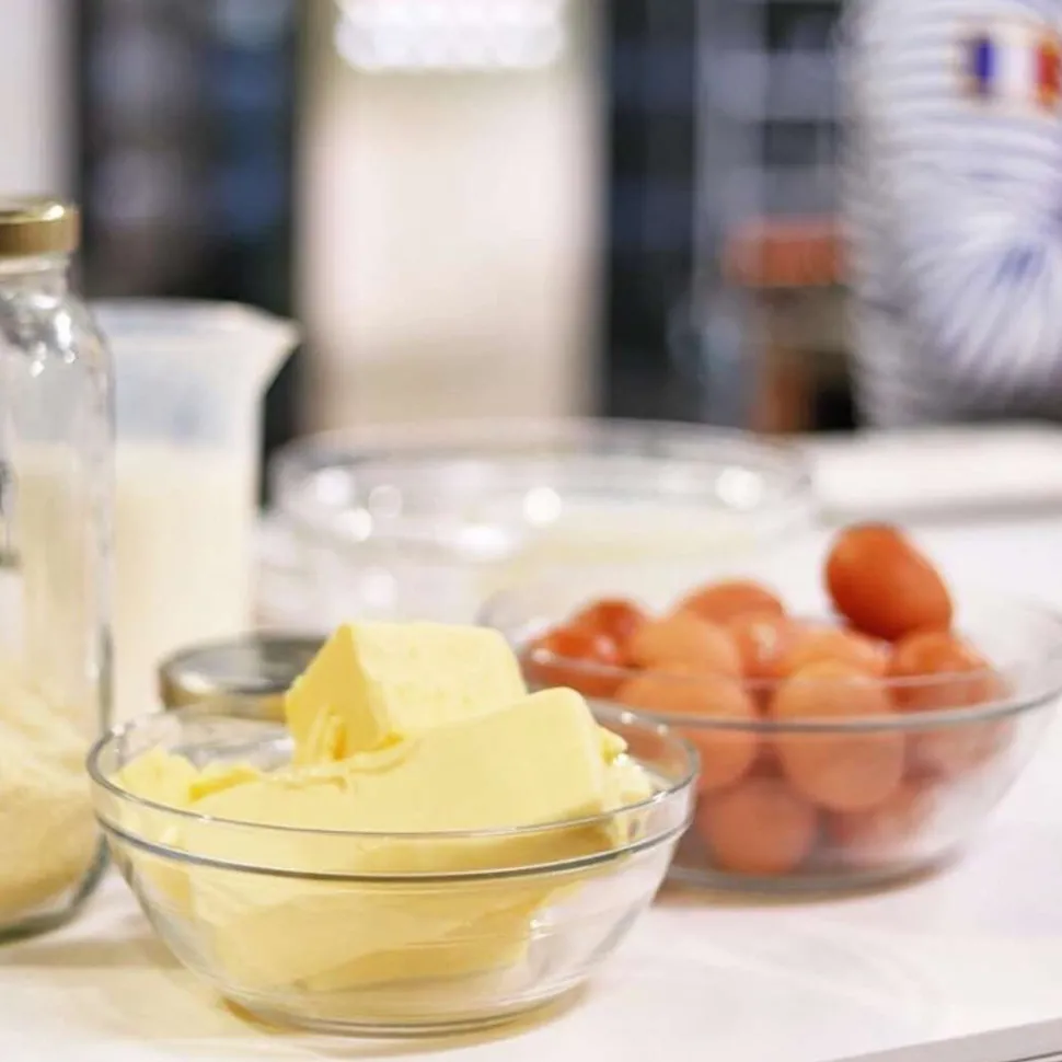 Le Gigogne - Saladier en verre transparent Empilable 2,4L - 23cm