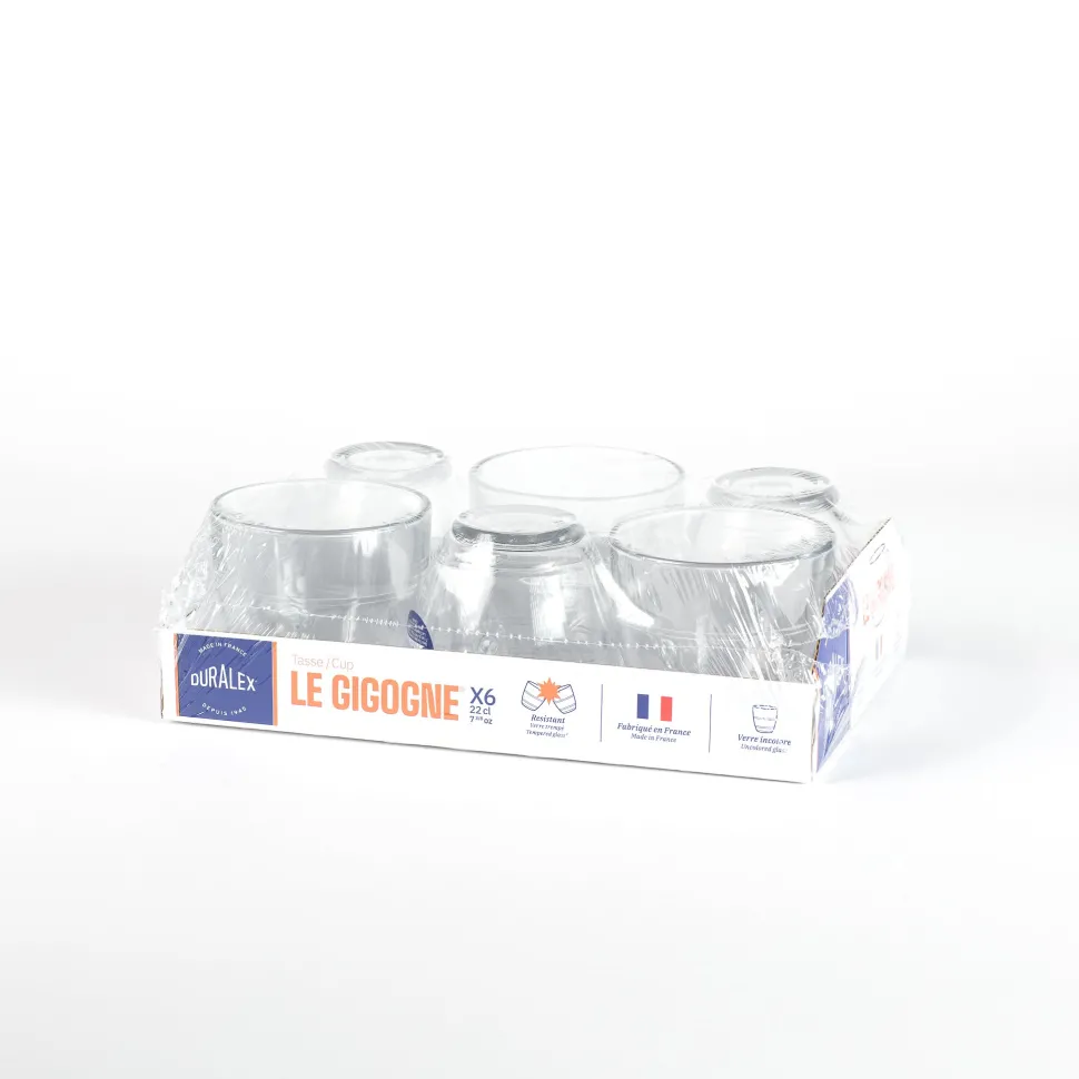 Le Gigogne - Tasse en verre transparent 22 cl