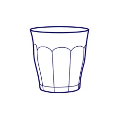 Le Picardie - Verre à eau - Vert - 25cl