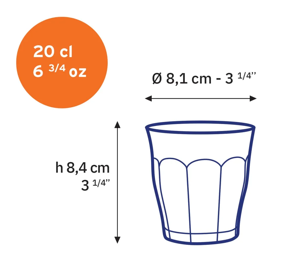 Le Picardie - Verre à eau - transparent - 20cl