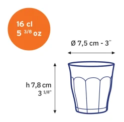 Le Picardie - Verre transparent 16cl