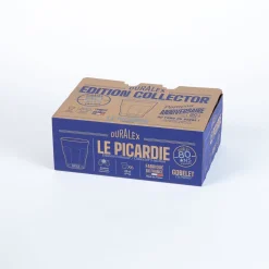Le Picardie - Verre transparent 25cl - 80 ans