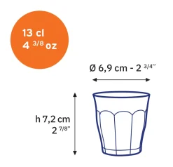 Le Picardie - Verre transparent 13cl