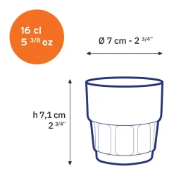 Lola - Verre transparent 16cl