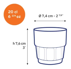 Lola - Verre transparent 20cl
