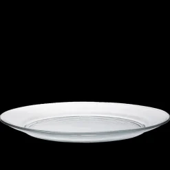 Lys - Assiette transparente x6 - 28cm