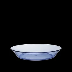 Lys - Assiettes creuses x6 - 19,5cm - Bleu Marine