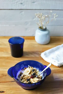 Lys - Bol en verre Saphir à oreilles 51cl