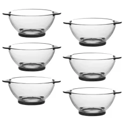 Lys - Bol en verre transparent à oreilles 51cl