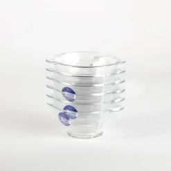 Lys - Bol en verre transparent à oreilles 51cl