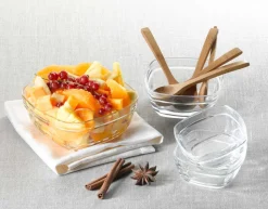 Lys - Coupelle carrée transparente 30cl