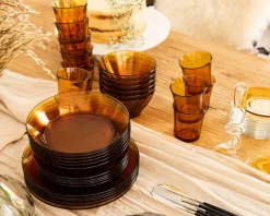 Lys - Plat de service - vermeil - 28cm