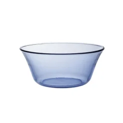 Lys - Saladier en verre - Bleu Marine - 17cm - 91cl