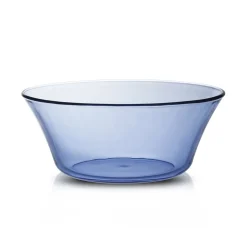 Lys - Saladier en verre - Bleu Marine - 23cm - 2,2l