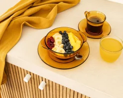 Lys - Tasse en verre Vermeil 18 cl