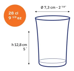 Lys - Verre Transparent 28 cl