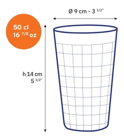 Prisme - Verre Transparent 50cl