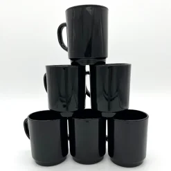 Versailles - Mug en verre Noir 26 cl
